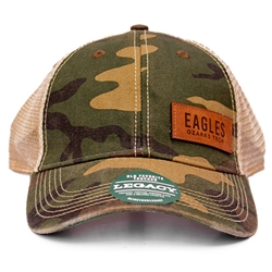 OFA Camo Trucker Hat w/ Leather Patch